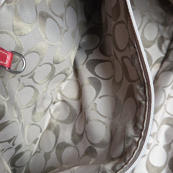 COACH Italian Red Clay/Rust East West Tote - Picture 14 of 14